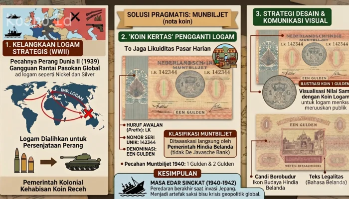 Mengapa Pemerintah Kolonial Menerbitkan “Koin Kertas” pada Tahun 1940?