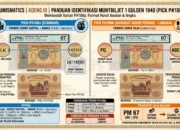 Mengenal Karakteristik Varian P#108a 1 Gulden 1940 dengan Format Huruf Awalan dan Angka
