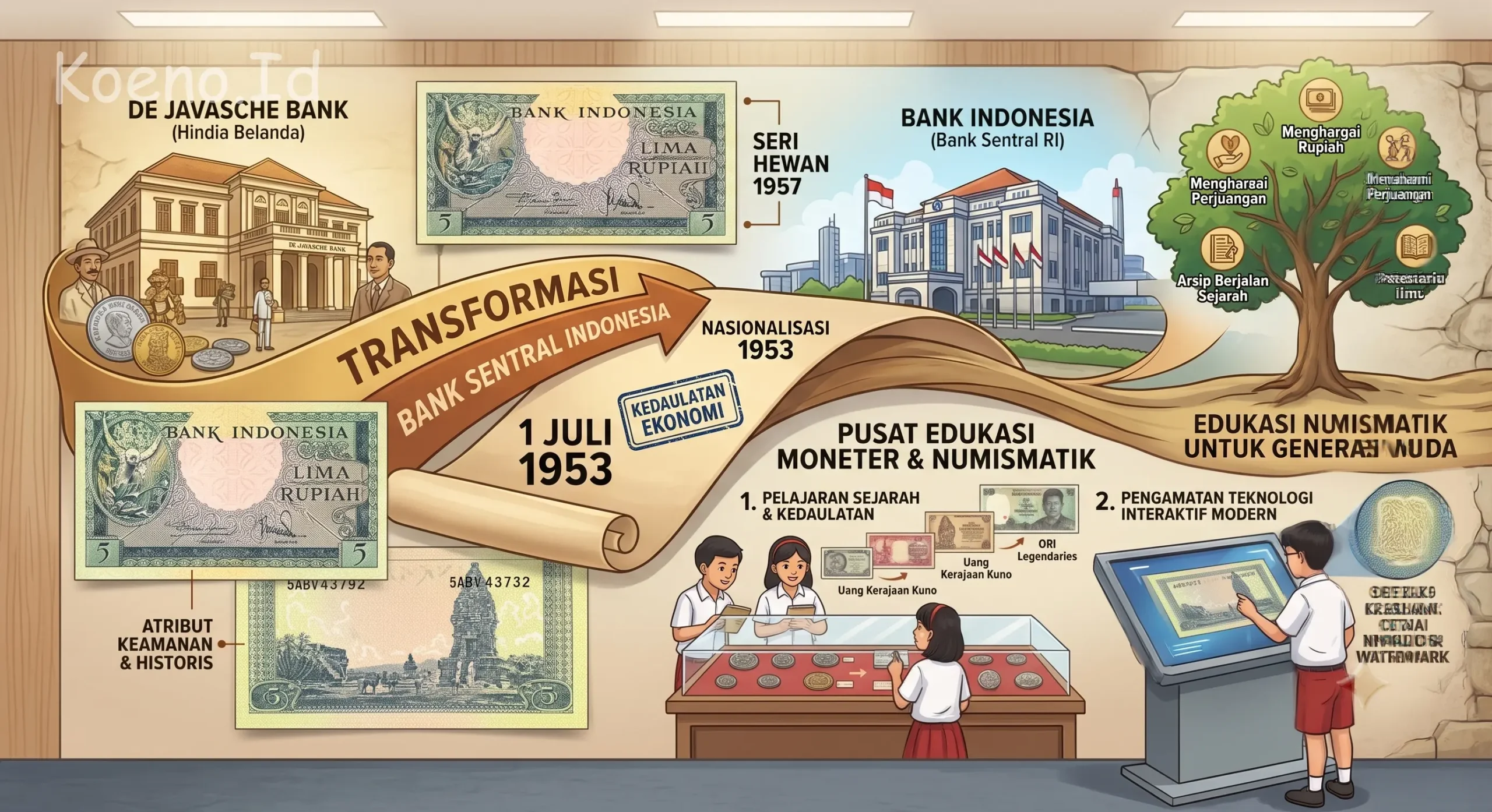 Transformasi Bank Indonesia dari Era De Javasche Bank