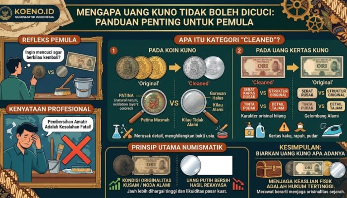 Mengenal Istilah Cleaned dalam Uang Kuno: Mengapa Koin dan Uang Kertas yang Dibersihkan Nilainya Jatuh Drastis?
