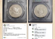 Koin Perak Kuno Rp10.000 “Babi Rusa” 1987 Bersertifikat PCGS PR69DCAM Sukses Terjual Rp7 Juta dalam Lelang Online