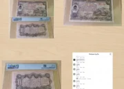 Uang ORI 250 Rupiah 1947 Bersertifikat PMG Sukses Terjual di Lelang Online