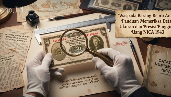 Waspada Barang Repro Antik: Panduan Memeriksa Detail Ukuran dan Presisi Pinggiran Uang NICA 1943
