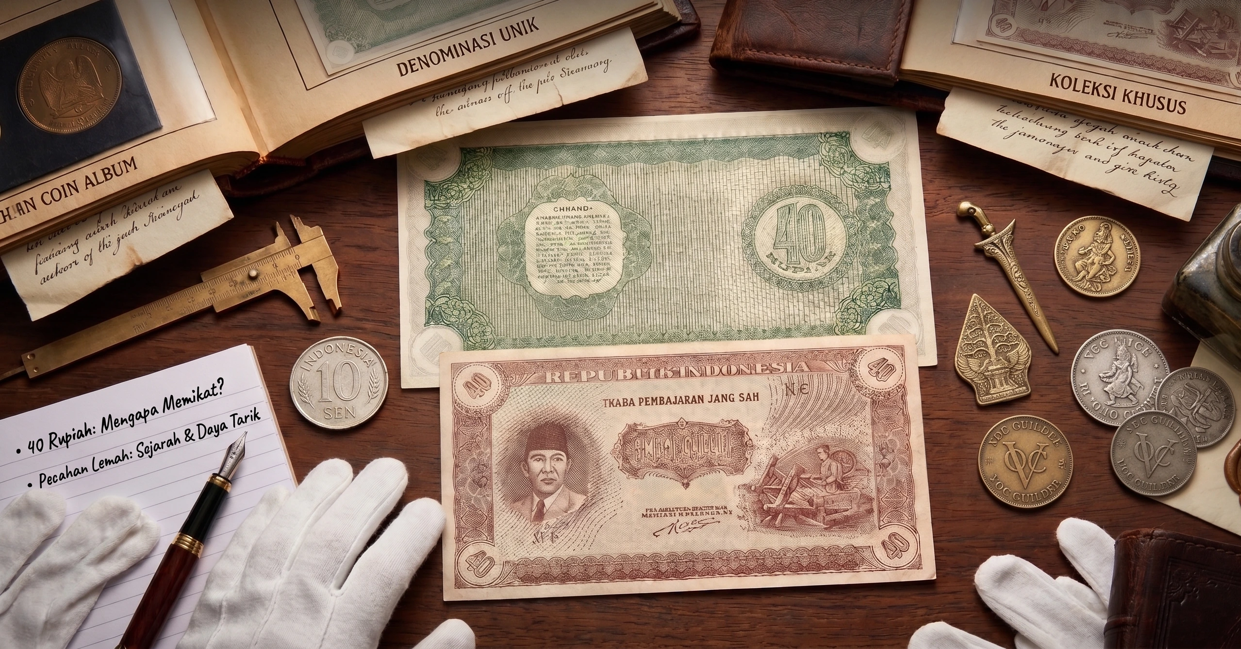 rp40 rupiah 1948