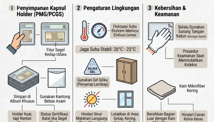 Cara Benar Merawat Uang Kertas Kuno yang Telah Lolos Uji Grading