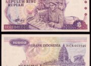 Spesifikasi dan Harga Uang Kertas 10.000 Rupiah 1979