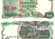 Spesifikasi dan Harga Uang Kertas 500 Rupiah 1982