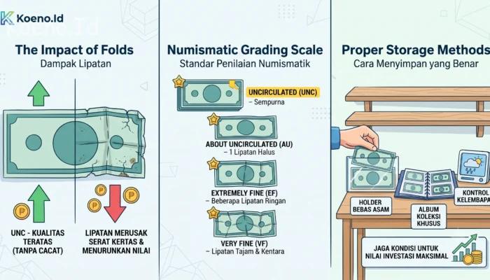 Kenapa Uang Tidak Boleh Dilipat? Ini Dampaknya Terhadap Grade dan Harga di Mata Kolektor
