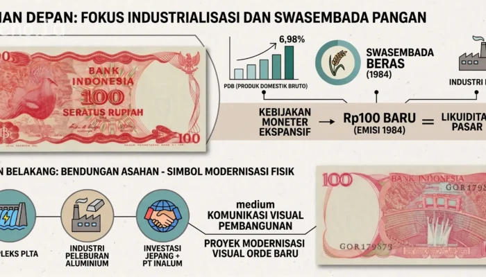 Latar Belakang Pembangunan Ekonomi di Balik Terbitnya Uang Rp100 Tahun 1984