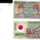 Lelang Uang Kuno Polymer 100.000 Rupiah Specimen 1999