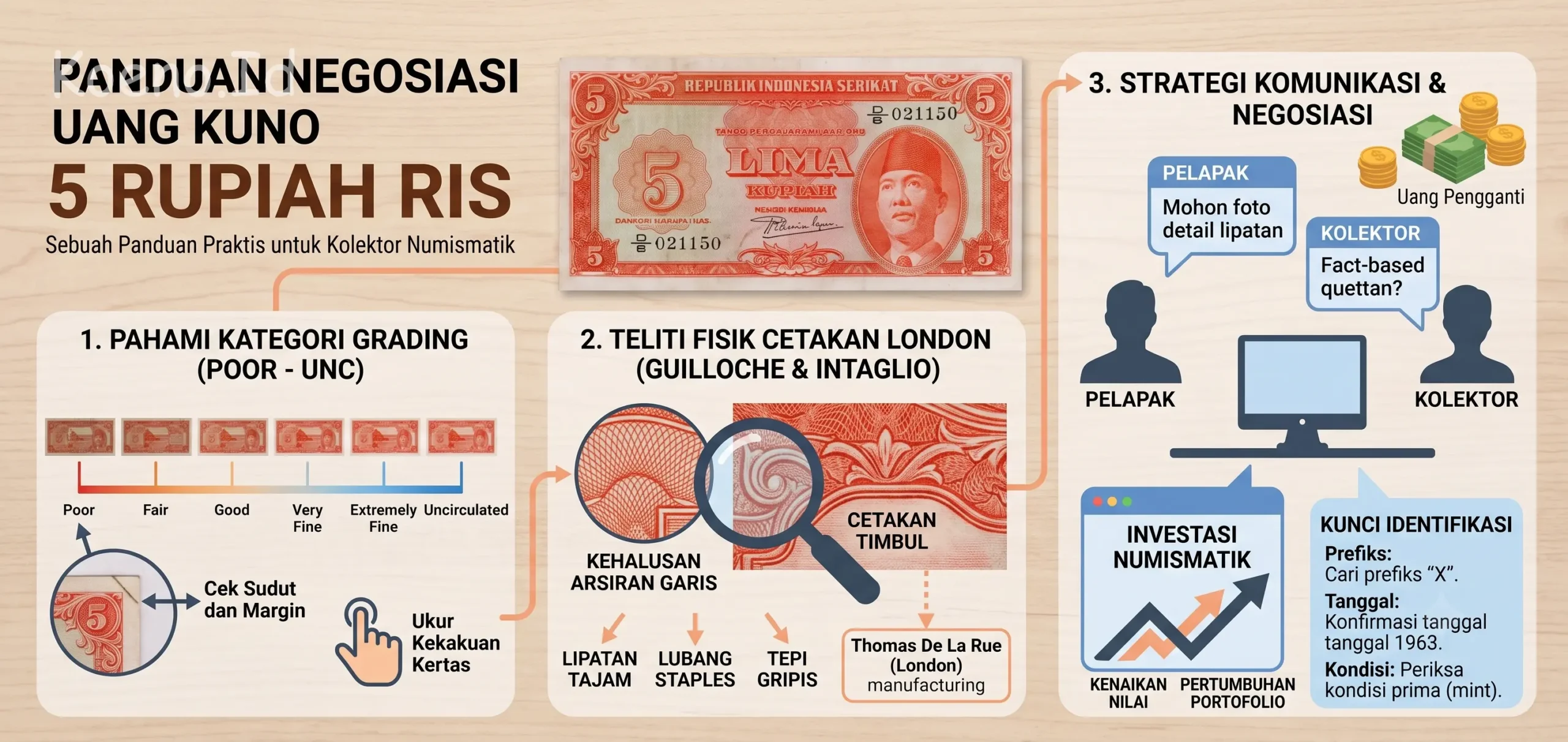 Menegosiasikan Kondisi Uang Kertas Kuno