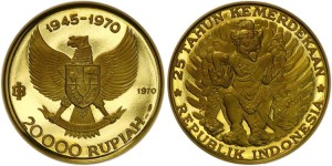 Pecahan Rp20.000 (Gambar Burung Garuda Berlengan)