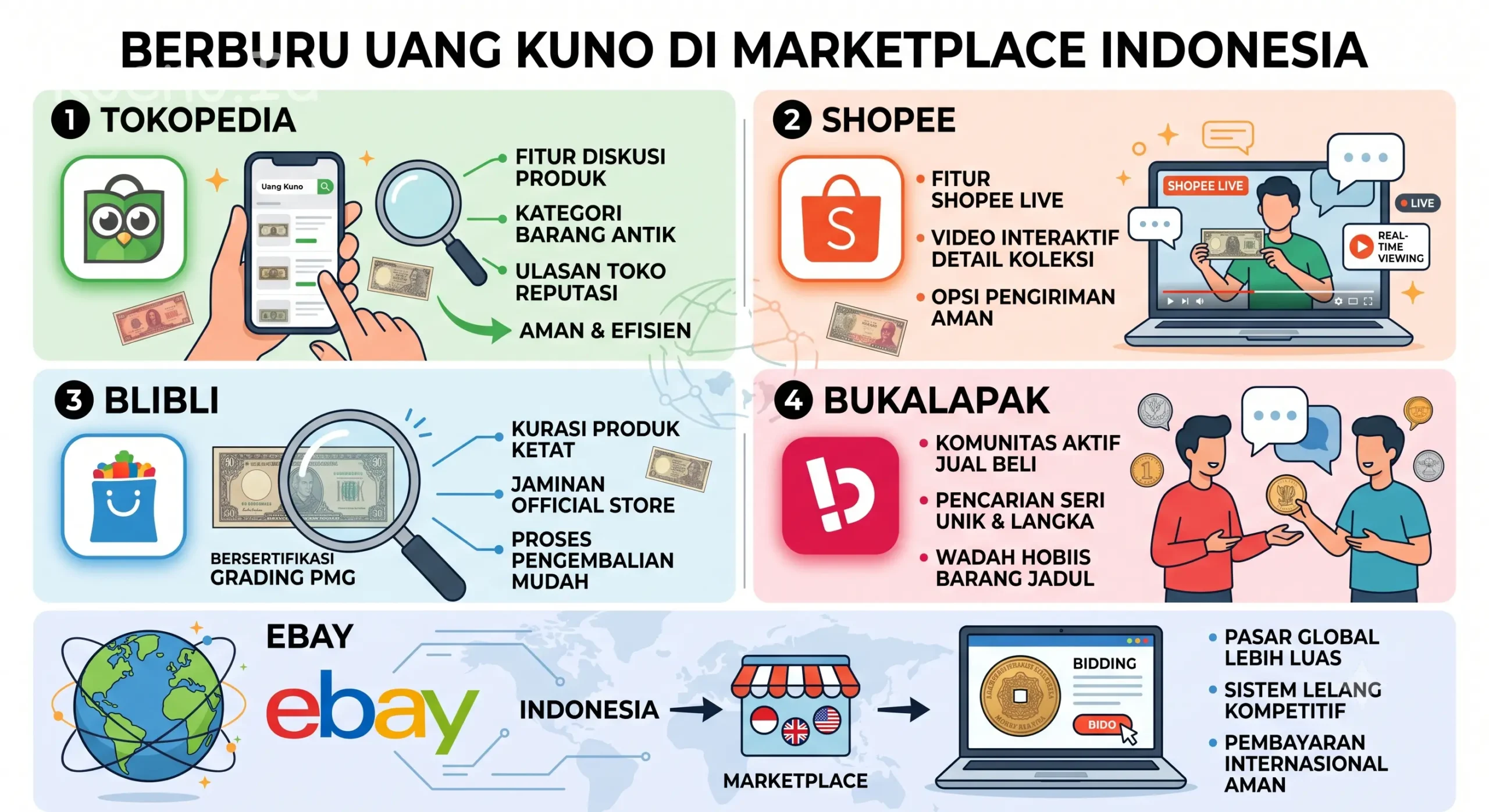 Rekomendasi Terbaik Berburu Uang Kuno