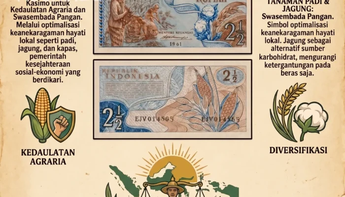 Menelusuri Rencana Kasimo dan Ideologi Swasembada Pangan pada Ornamen Rupiah