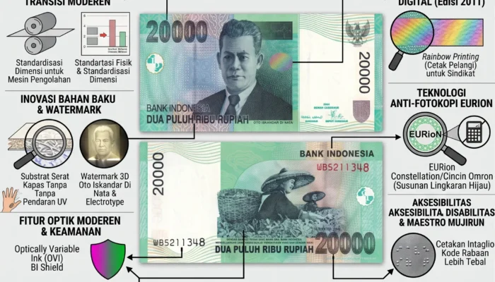 Mengenang Transisi Teknologi Security Printing pada Uang Kertas Rp20.000 TE 2004