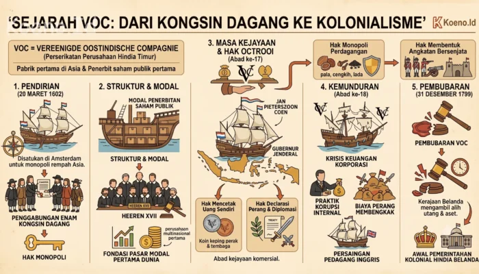 Mengenal Arti dari VOC: Sejarah Perusahaan Multinasional Pertama di Dunia