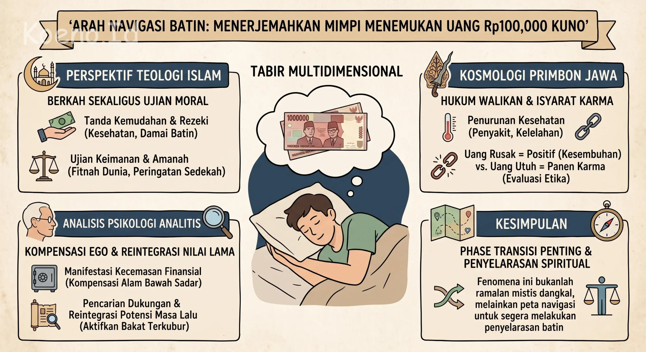 arti mimpi menemukan uang banyak