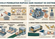 Tahukah Anda Cara Pembuatan Uang? Simak Proses Resmi Pencetakan Uang di Indonesia