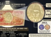 Uji Terawang: Keberadaan Tanda Air (Watermark) pada Uang Kuno 100 Rupiah 1992