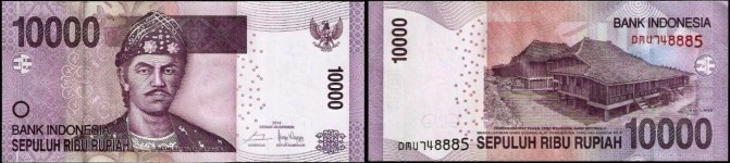 10000 Emisi 2005 Revisi Desain 2014 (Sultan Mahmud Badaruddin II)