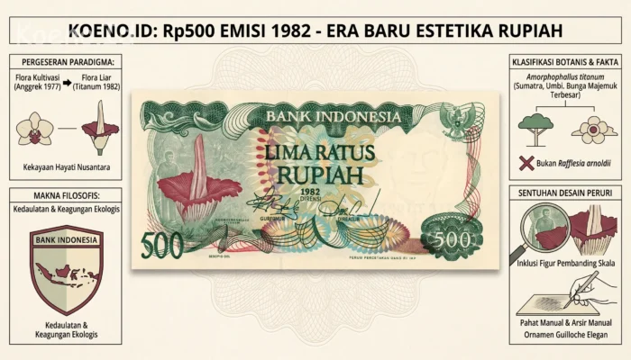 Mengapa Bunga Bangkai? Pergeseran Tema Flora Nasional pada Desain Uang Kertas Rp500 Emisi 1982