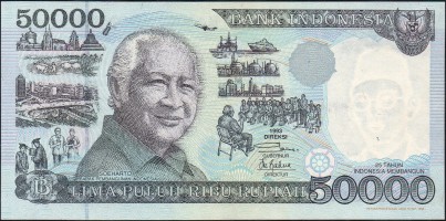 Gambar Depan Uang Rp50000 Tahun 1993