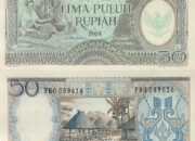 Spesifikasi dan Harga Uang Kertas 50 Rupiah 1964