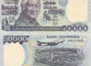 Spesifikasi dan Harga Uang Kertas 50.000 Rupiah 1995