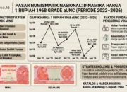 Analisis Tren Pasar: Fluktuasi Harga Uang Kertas Kuno 1 Rupiah 1968 Kondisi aUNC Periode 2022–2026