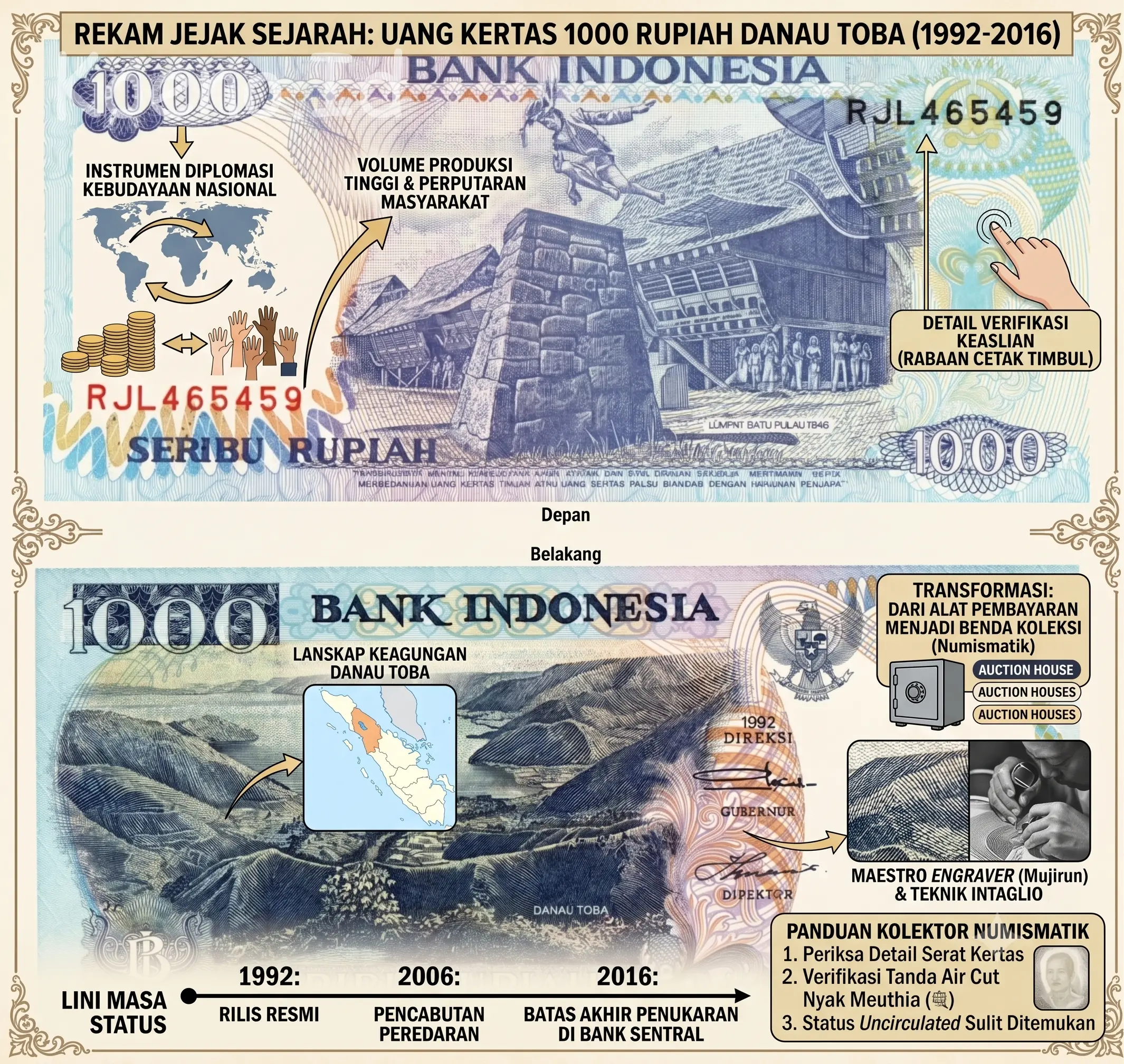 Penarikan Resmi Uang Kertas 1000 Rupiah 1992