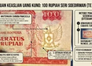 Cara Memastikan Keaslian Tanda Air Uang Kertas 100 Rupiah Soedirman 1968