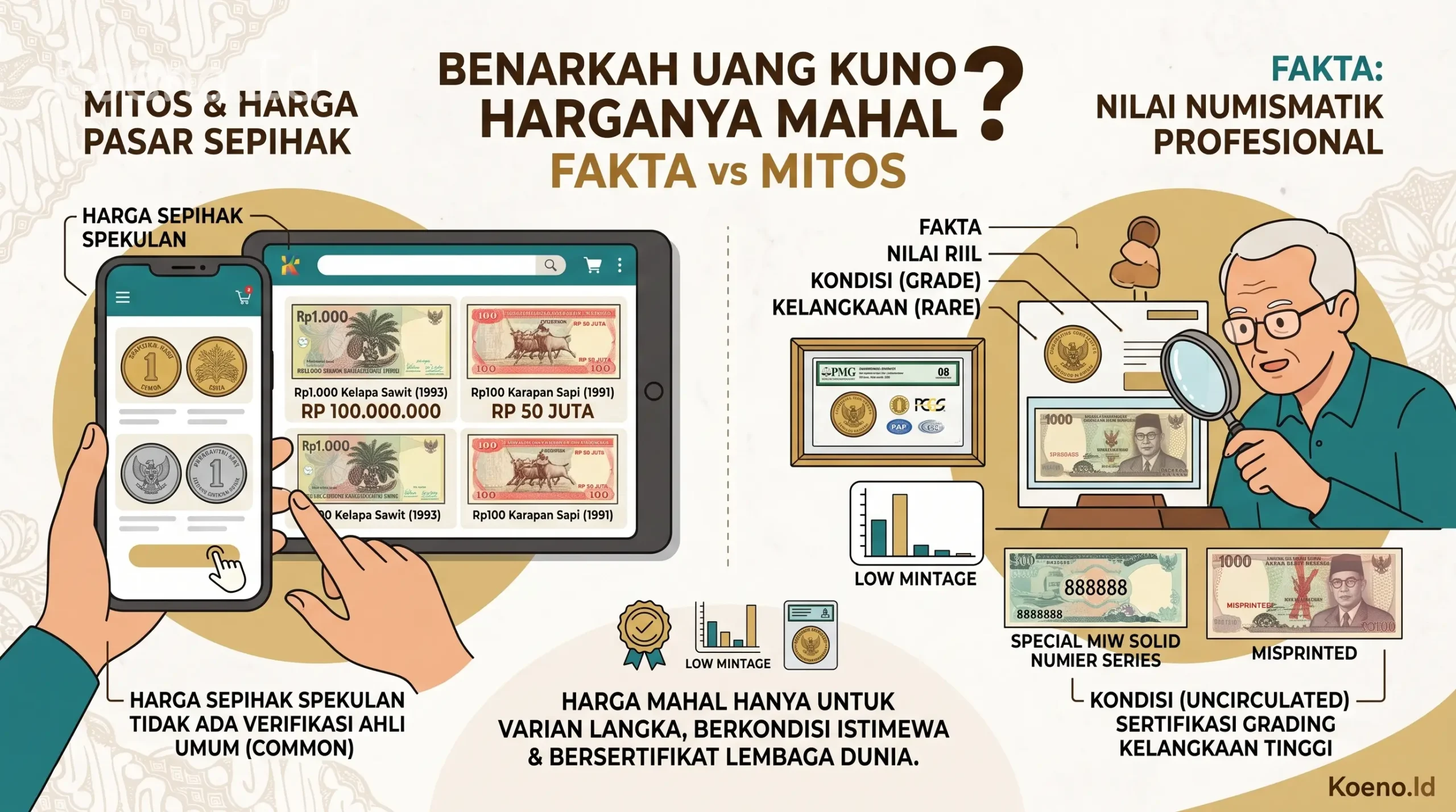 benarkah uang kuno harganya mahal
