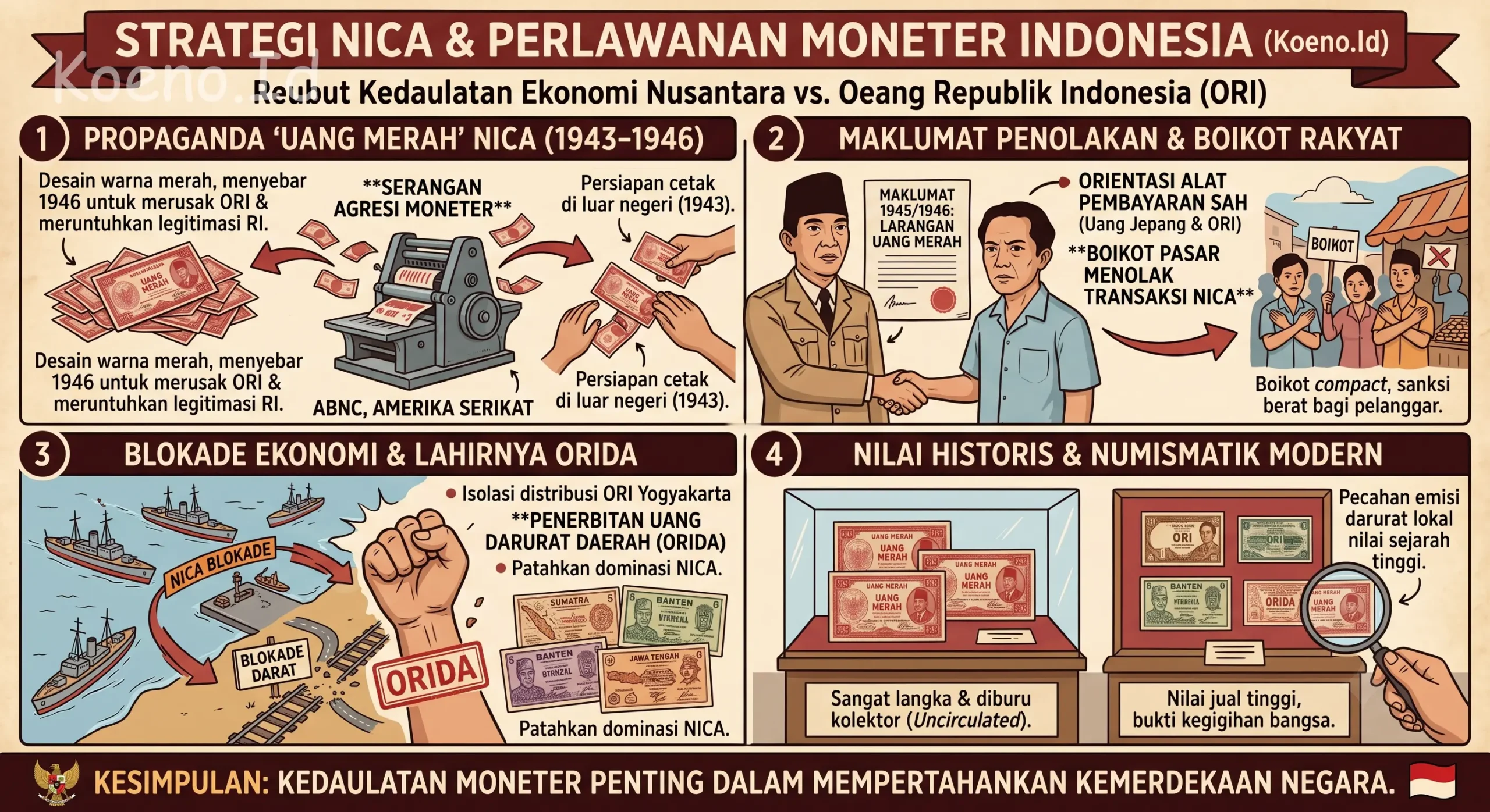 tujuan NICA datang ke Indonesia