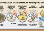 Jangan Asal Gosok! Simak Cara Membersihkan Uang Logam 500 Kuning yang Aman